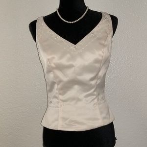 NWOT Eden maids bridesmaid collection ivory top